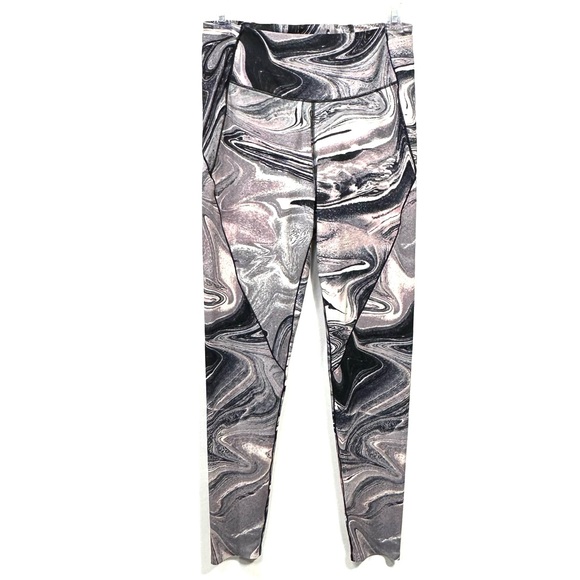 VICTORIA'S SECRET Flow On Point Onyx Marble Essential High Rise Pocket Legging - Picture 2 of 9